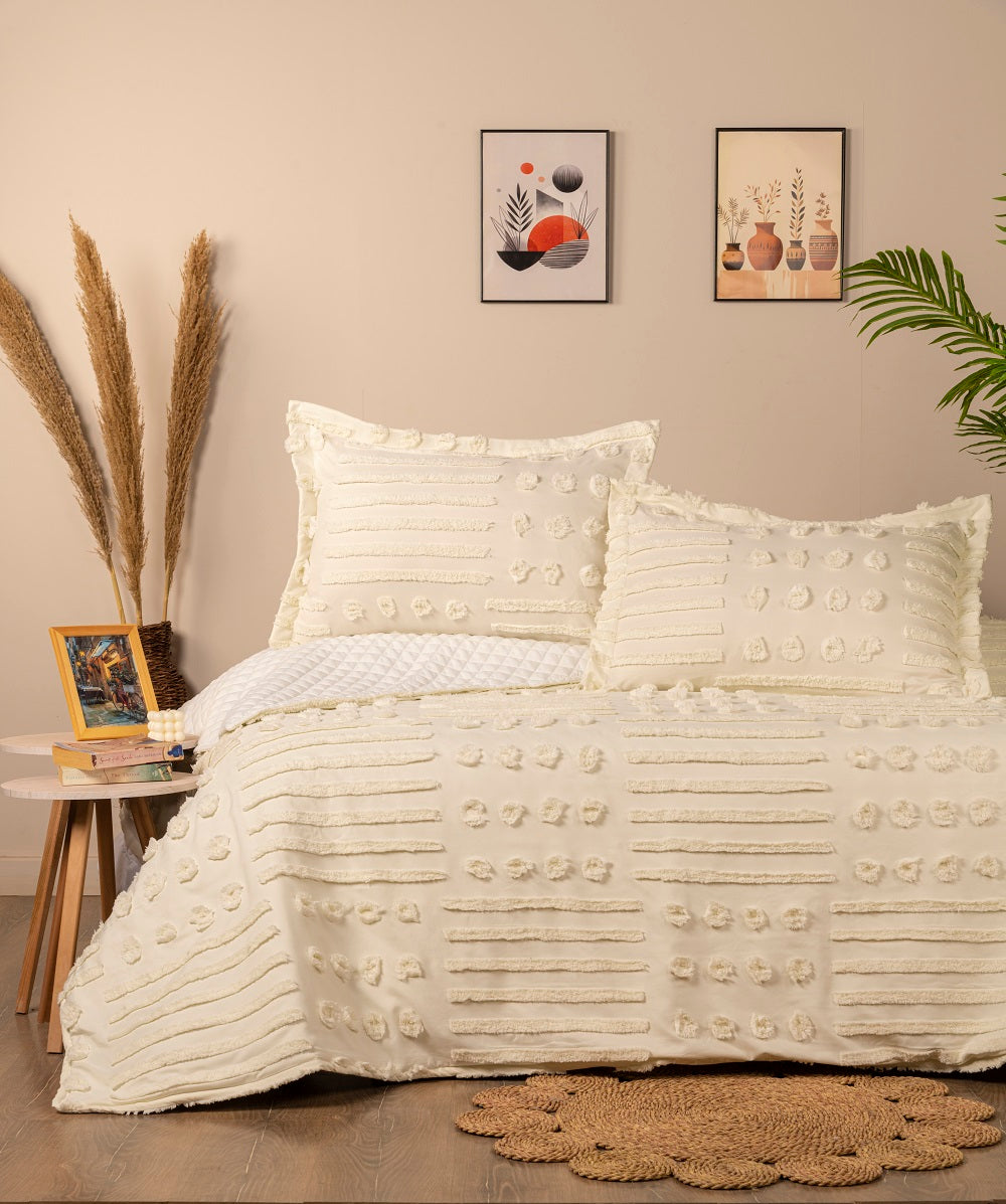 Boho Capitoné cover Set – 3 pcs