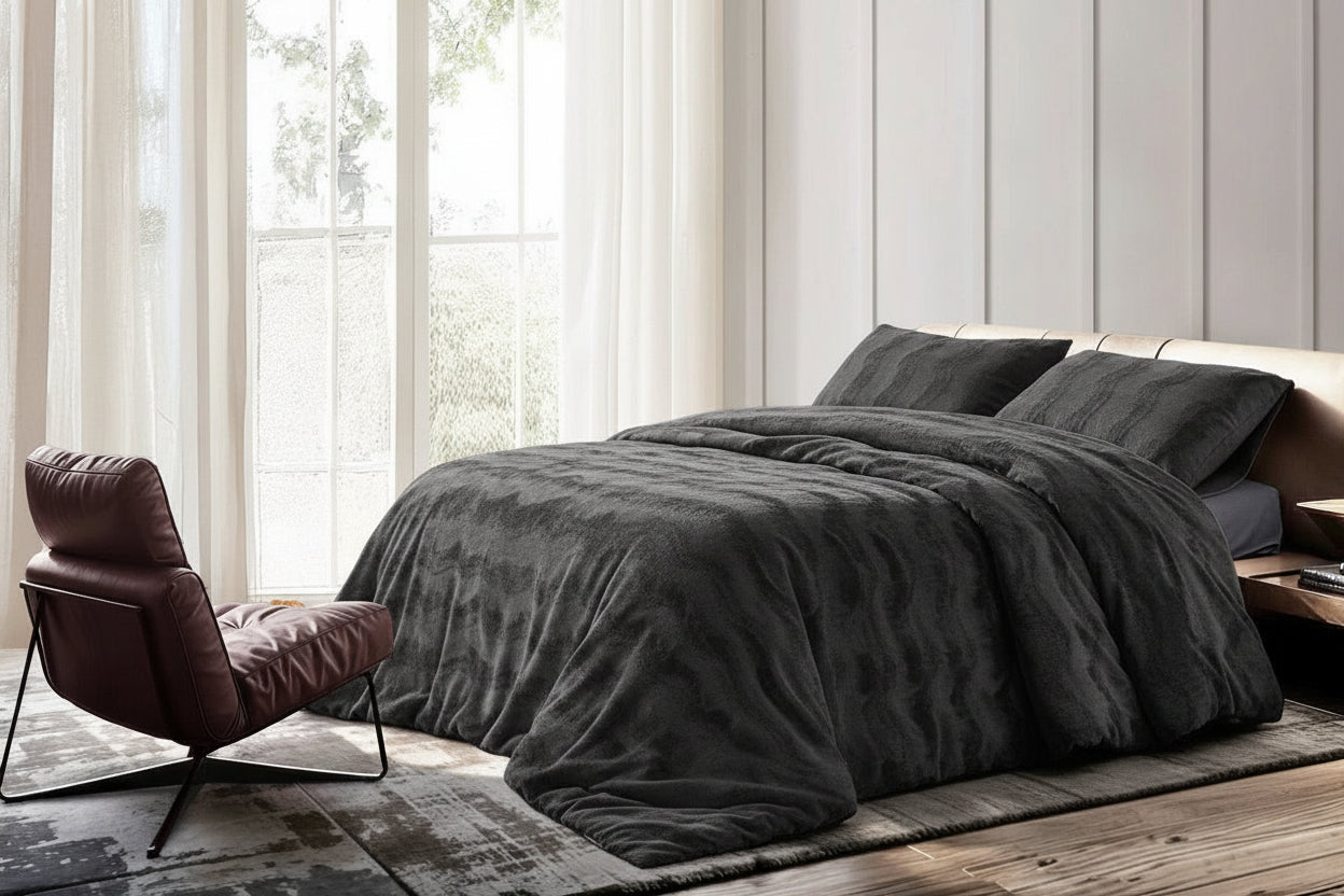 FOX FUR blanket - 3 pcs