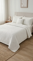 Coverlet Capitoné Circles – 3 pcs