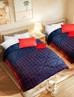 Quilt face blanket & face cotton 6 pcs