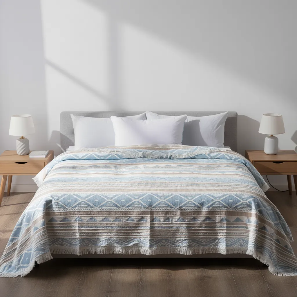 coverlet patterned comforter Cotton