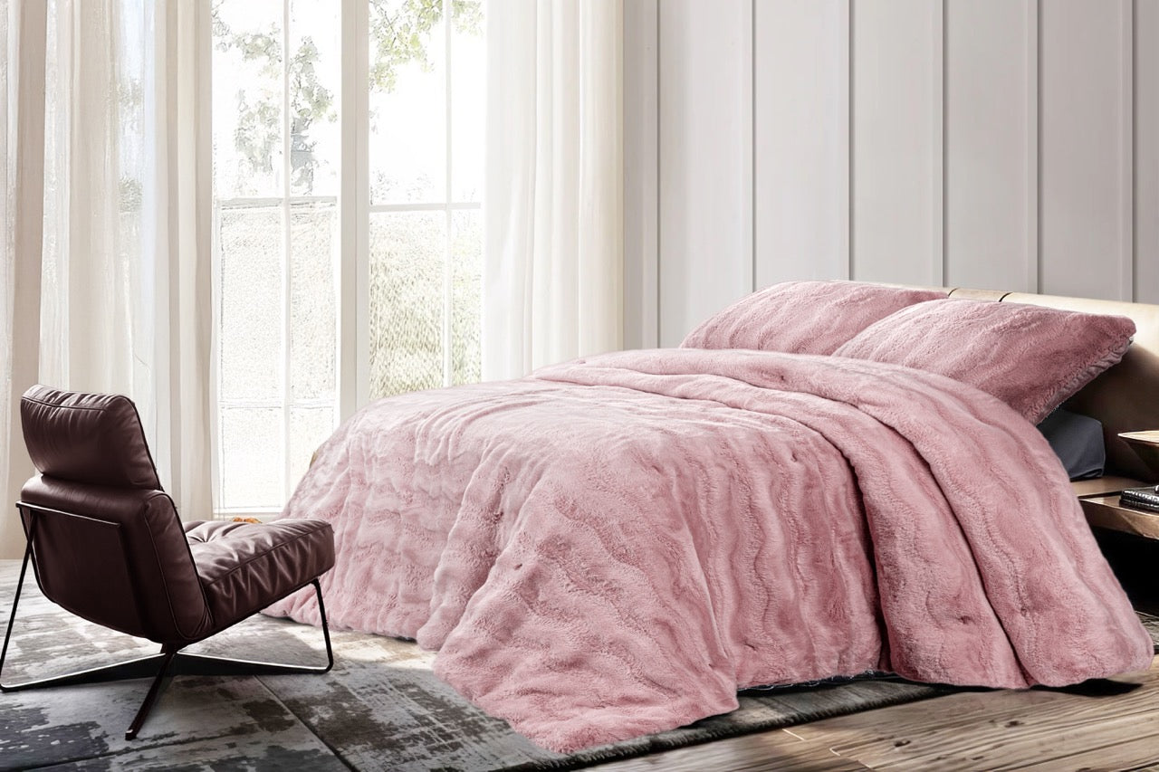 FOX FUR blanket - 3 pcs