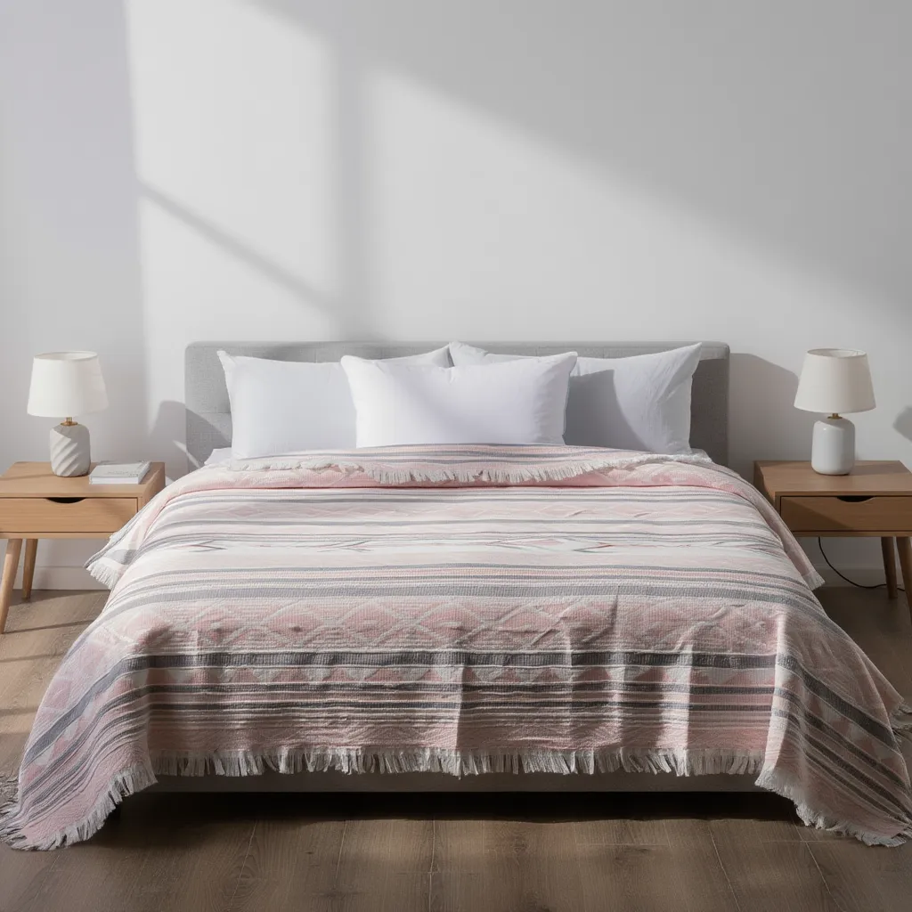 coverlet patterned comforter Cotton