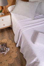 Pique cotton coverlet  100% cotton