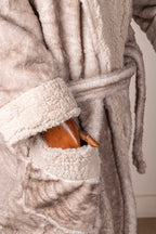 winter fur robe