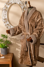 winter fur robe