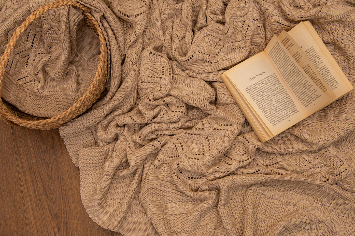 Knitted Coverlet Art -  1 pcs