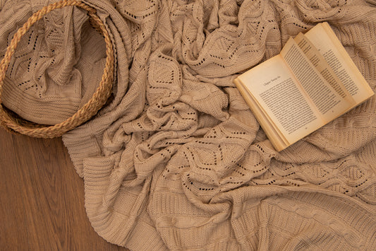 Knitted Coverlet Art -  1 pcs