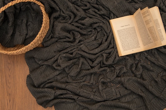 Knitted Coverlet Art -  1 pcs