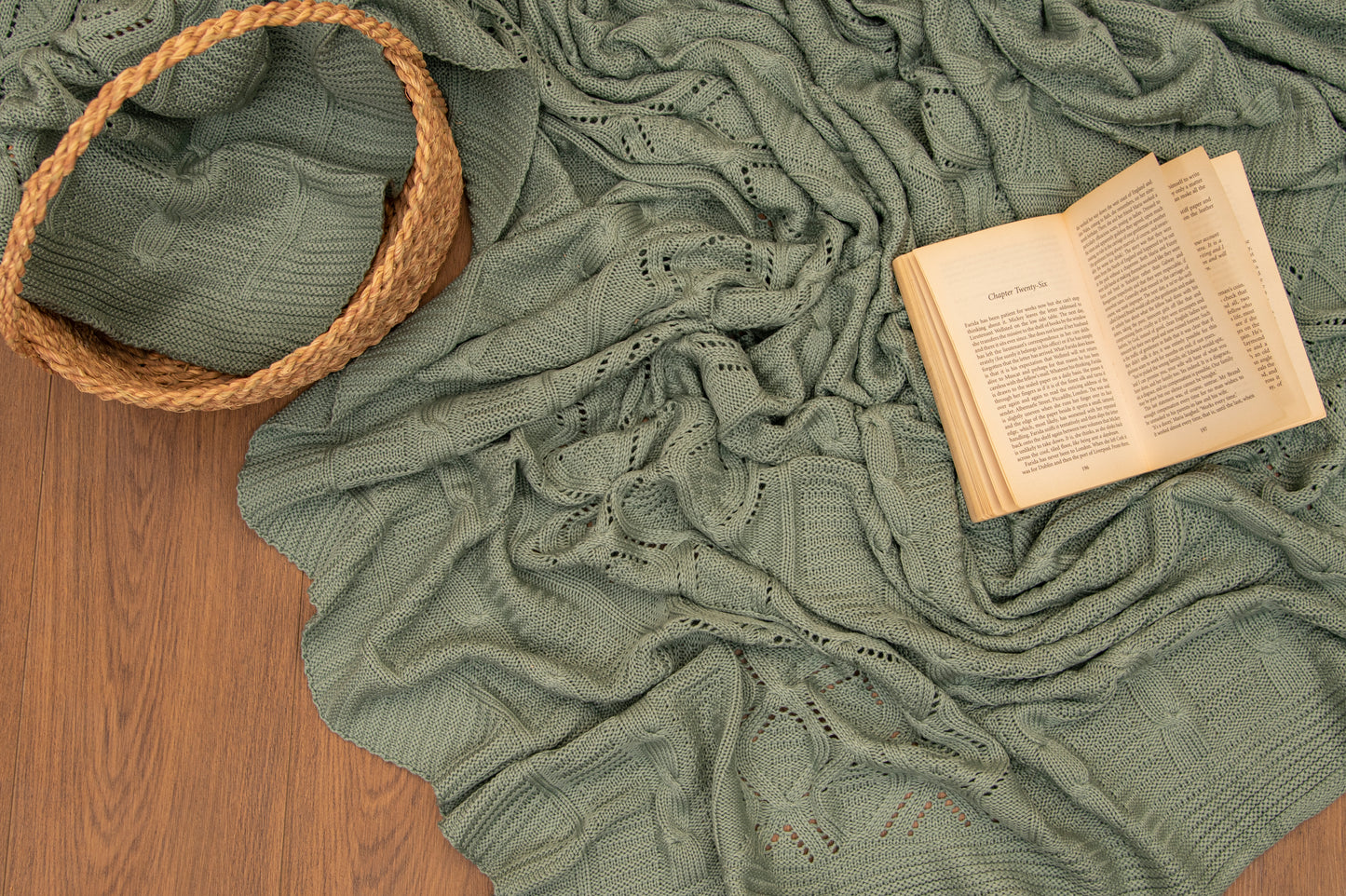 Knitted Coverlet Art -  1 pcs