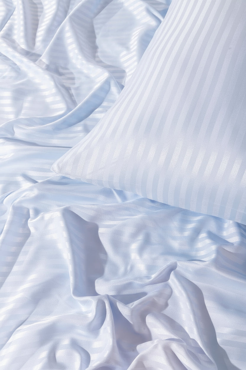 Hotel stripe duvet cover