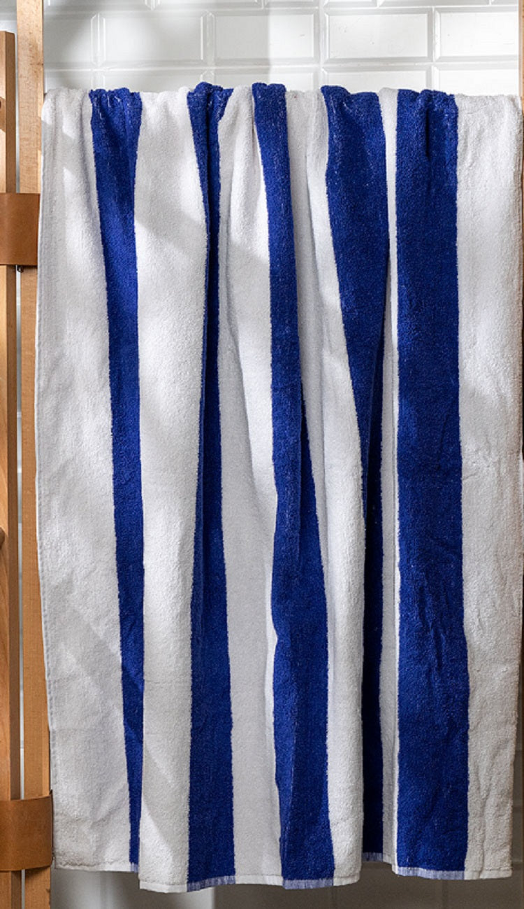 striped towel