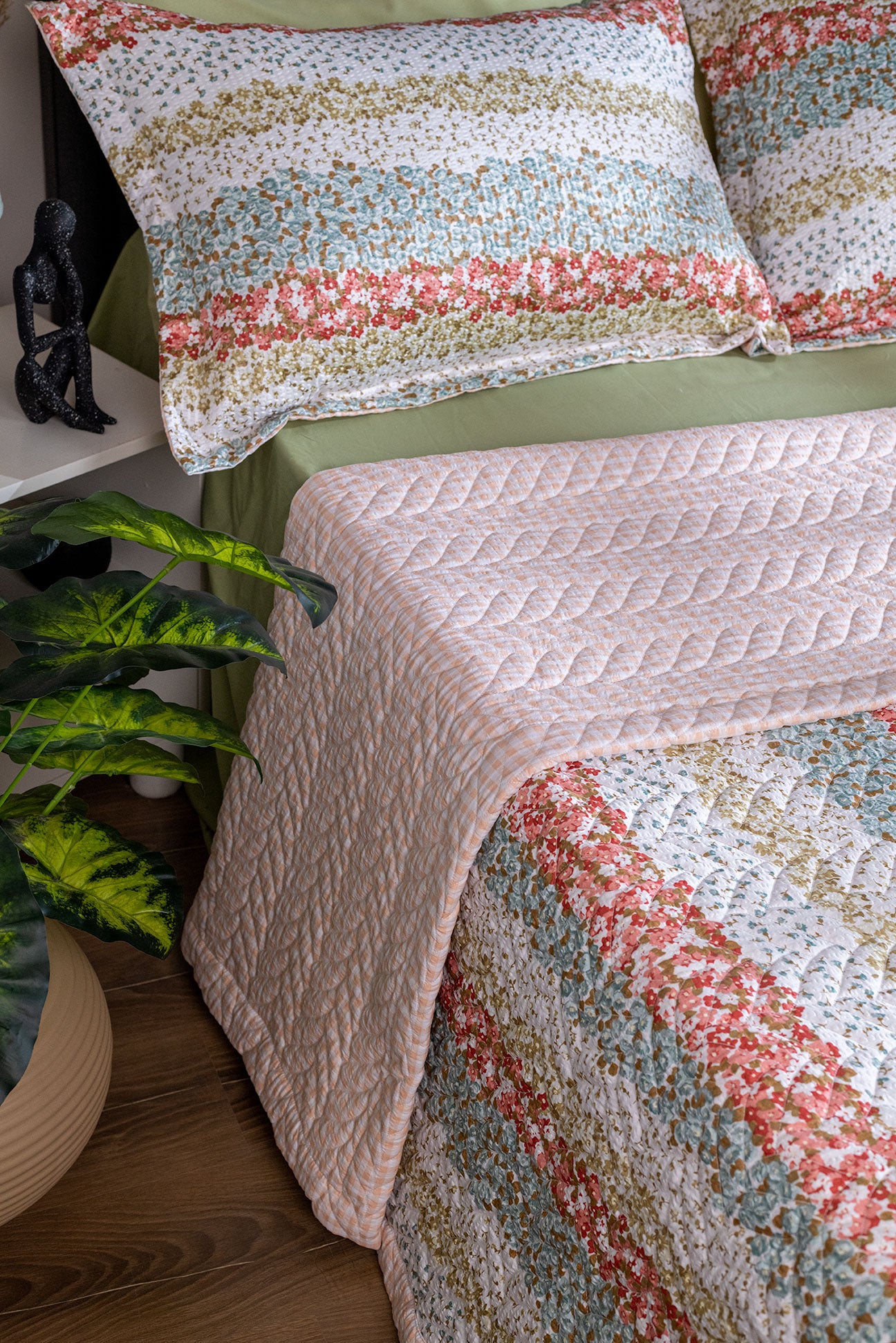 Coverlet Quilted Bubbles