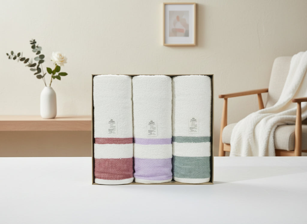 Bath Towels  ELHassan & ELHussein  60 × 115