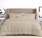 Percale Embroidered Bed Set Code 4, 4 pieces
