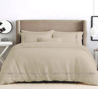 Percale Embroidered 4-Piece Bedding Set Code 1