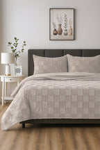 blanket fur ( squares ) - 3 pcs