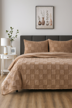 blanket fur ( squares ) - 3 pcs