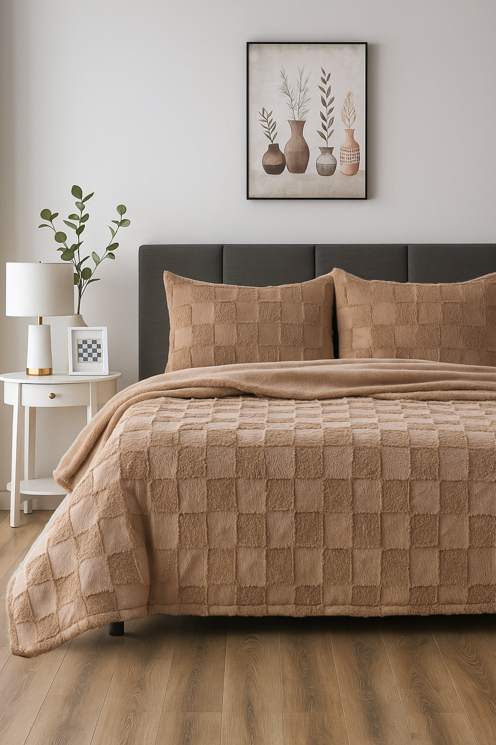 blanket fur ( squares ) - 3 pcs