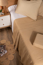 Pique cotton coverlet  100% cotton