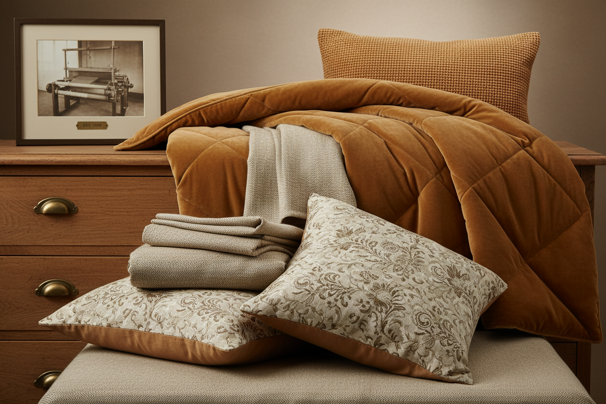 bedroom textiles made by Dahab Mall for Textiles since 1959